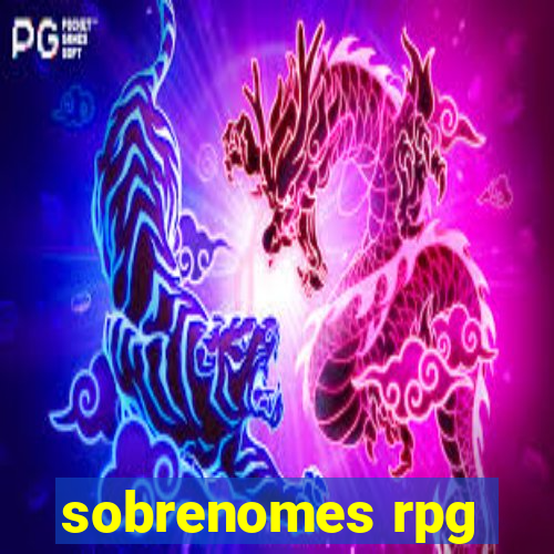 sobrenomes rpg